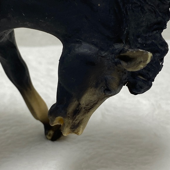 VTG Breyer Bucking‎ Bronco Model #190 Horse Black Stallion Cowboy Cowgirl Rodeo - Picture 6 of 14